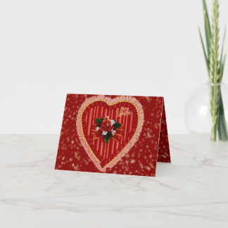 Romantic Heart  Valentine's Card