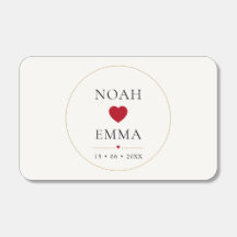 Romantic Heart Wedding Matchbox | Personalized 