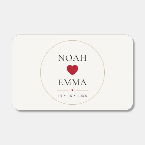 Romantic Heart Wedding Matchbox | Personalized  Matchboxes