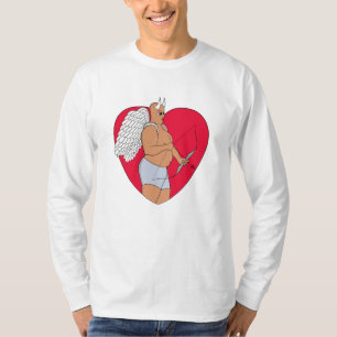 Romantic Heart With an Unusual Cupid T-Shirt