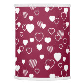 Romantic hearts lamp shade (Left)