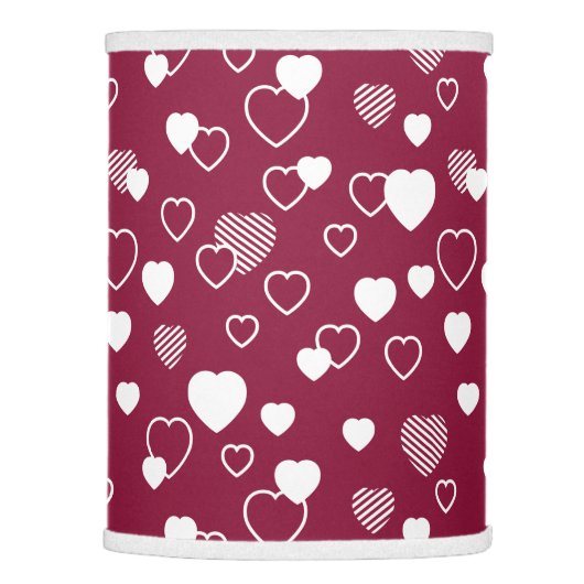 Romantic hearts lamp shade (Right)