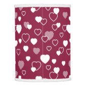 Romantic hearts lamp shade (Back)