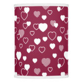 Romantic hearts lamp shade (Front)