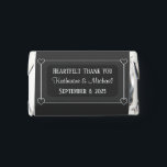 Romantic Hearts Modern Dark Gray Simple Wedding Hershey's Miniatures<br><div class="desc">This wedding chocolate is modern and romantic with elegant hearts and sophisticated lettering.  Perfect for those who desire simplicity without sacrificing beauty.</div>
