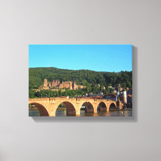 Romantic Heidelberg castle Canvas Print