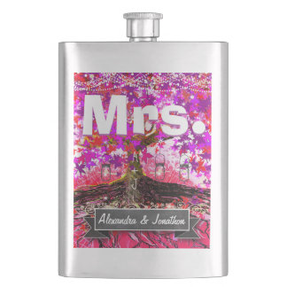 Romantic Heirloom Vintage Mason Jar Hip Flask