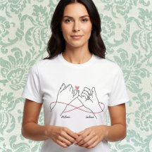 Romantic Holding Hands Matching Valentine's Couple