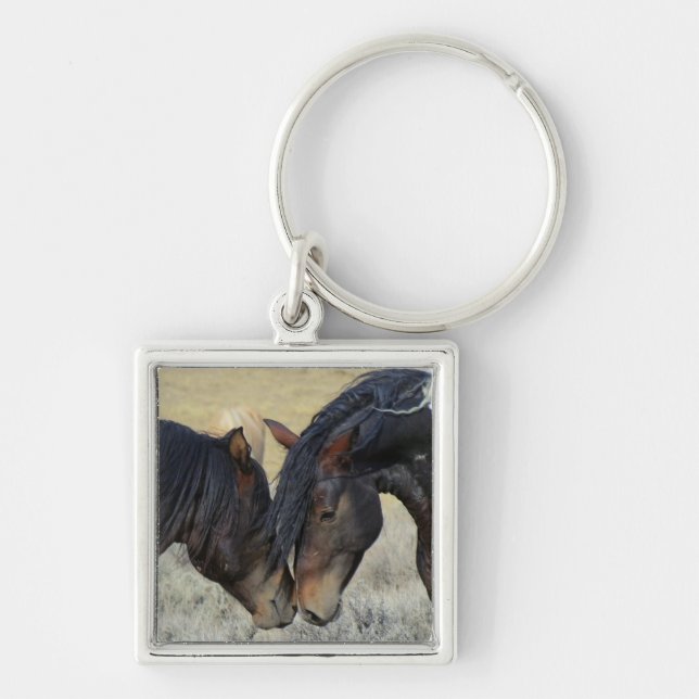 Romantic Horses Keychain (Front)