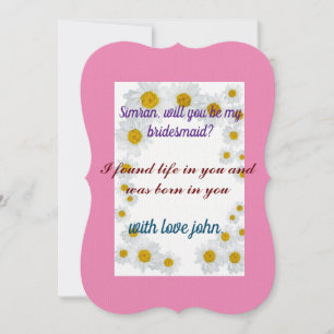 Romantic hues romantic hues and sentimental PINK Invitation