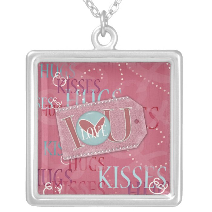 Romantic Hugs and Kisses Necklace