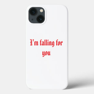 Romantic "I'm Falling For You" iPhone Case