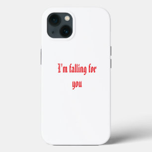 Romantic "I'm Falling For You" iPhone Case