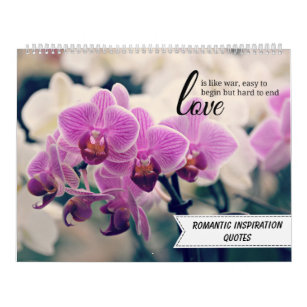 Romantic Inspirational Quotes Calendar