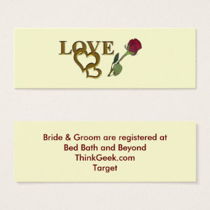 Romantic Interlocking Hearts & Red Rose