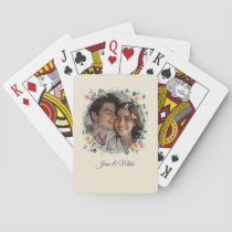 Romantic Ivy and Butterflies Poker Cards