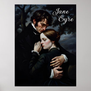 Romantic Jane Eyre and Edward Rochester Poster