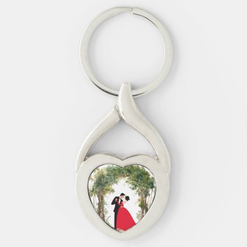 Romantic keychain for couples