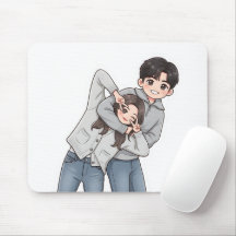 Romantic Korean Drama Sweet Couple Heart Gesture 