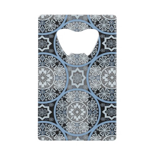 Romantic Lace Bright Abstract Print Credit Card Bottle Opener