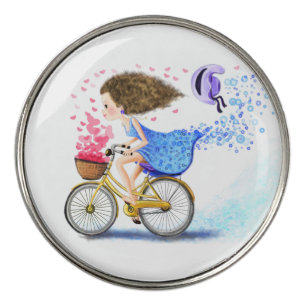 Romantic Lady Golf Ball Marker