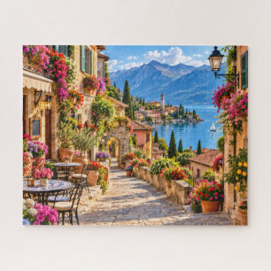 Romantic Lakeside Destination Wedding Jigsaw Puzzle