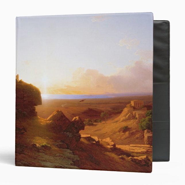Romantic Landscape, 1860 3 Ring Binder (Front/Inside)