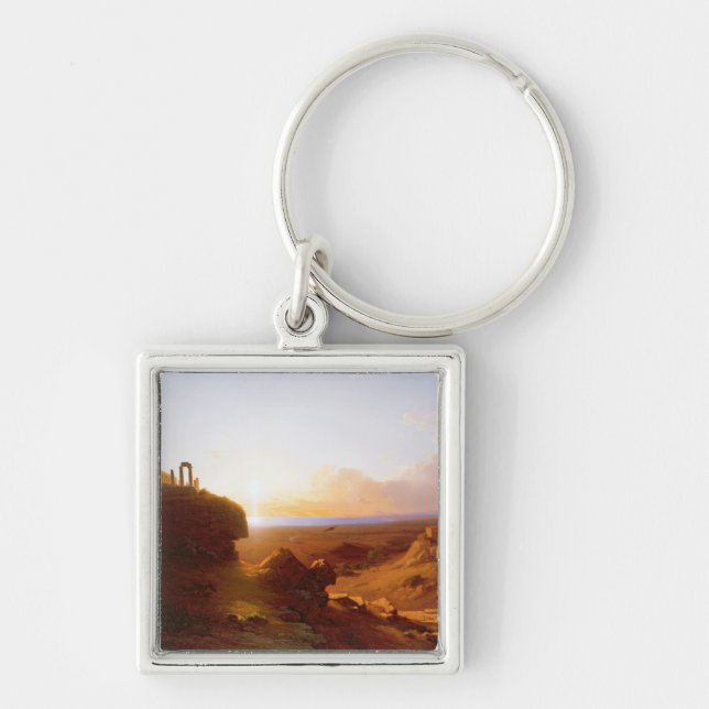 Romantic Landscape, 1860 Keychain (Front)
