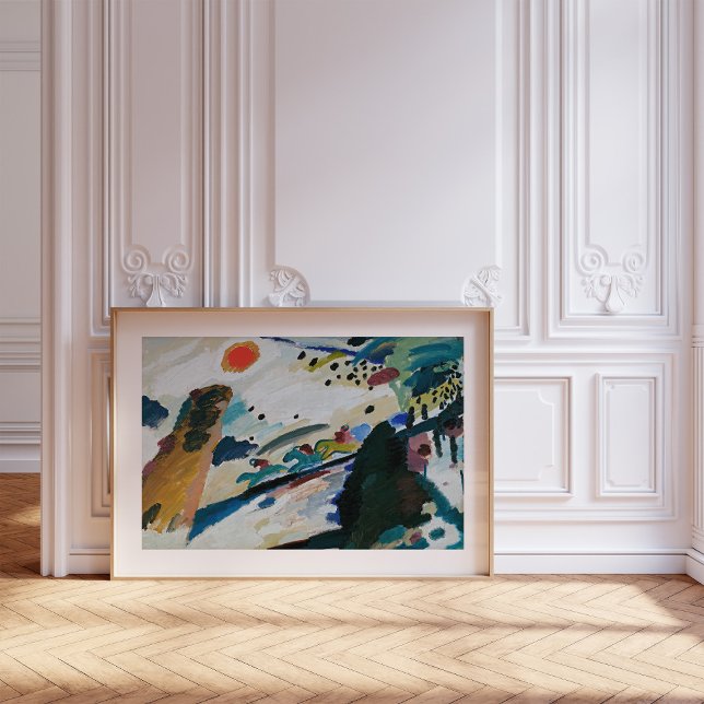 Romantic Landscape | Kandinsky Framed Art (Creator Uploaded)