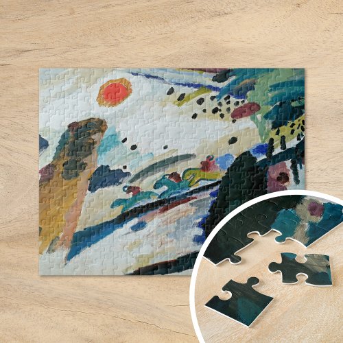 Romantic Landscape  Kandinsky Jigsaw Puzzle