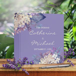 Romantic Lavender Watercolor Floral Spring Wedding 3 Ring Binder<br><div class="desc">Watercolor floral designs have become increasingly popular in the world of weddings. This design features soft, delicate watercolor strokes in white and lavender color that evoke a sense of romanticism and elegance. The combination of pastel and vibrant colors gives this wedding suite a dreamy and whimsical feel, making it perfect...</div>