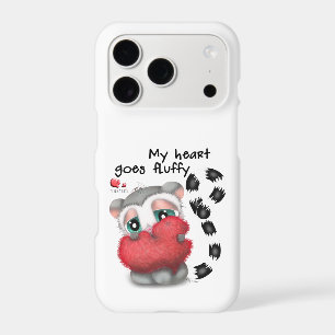 Romantic Lemur Hug of Love iPhone 17 Pro Case