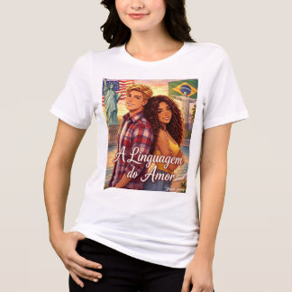 Romantic Literary T-Shirt The Language of Love Tri-Blend Shirt