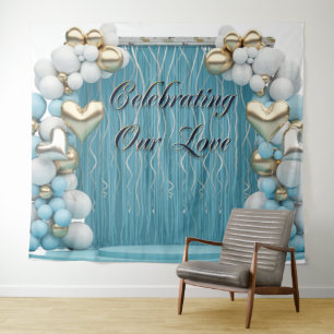 Romantic Love Banner Backdrop Wall Art 