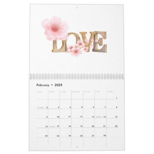 romantic love calendar