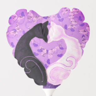 Romantic Love Cat Couple Balloon