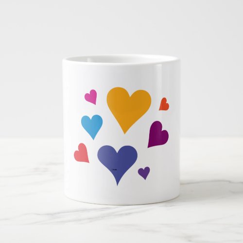 Romantic love giant coffee mug