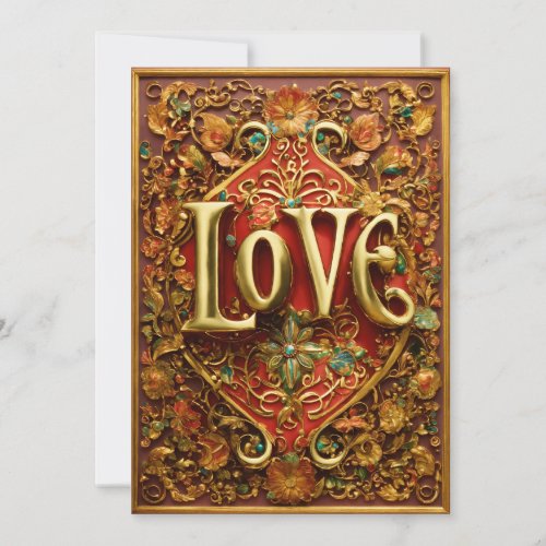 Romantic Love Greeting Card for Couples
