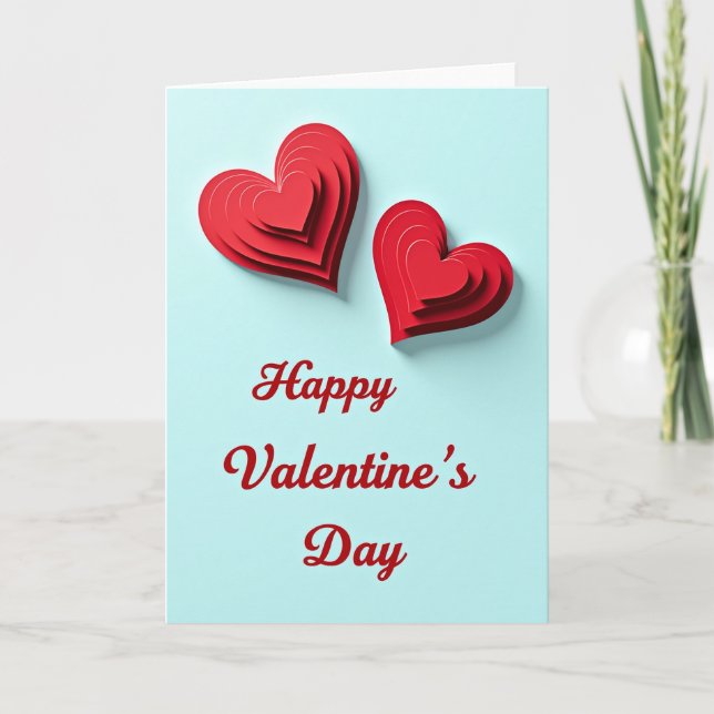 Romantic Love Layers Card (Front)