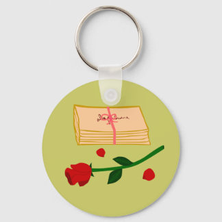 Romantic Love Letters Keychain
