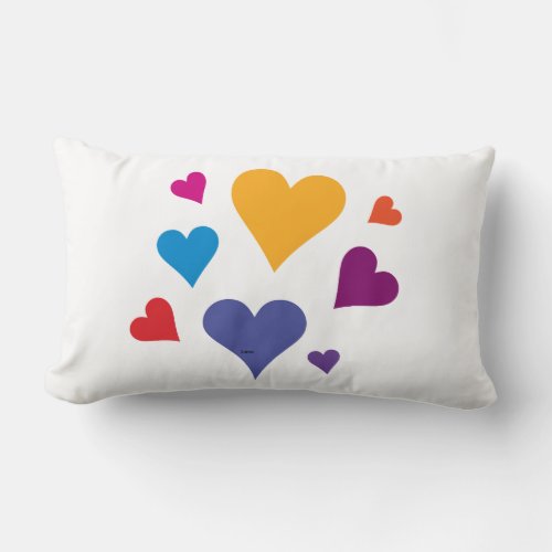 Romantic love lumbar pillow