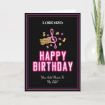 Romantic Love Man Sweetheart Birthday Personalize Card<br><div class="desc">Romantic Love Man Sweetheart Birthday Personalize Card is great to recreate and give to that special person in your life for their birthday.  It is modern and unique to send. Personalize it.</div>