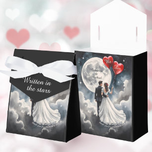 Romantic Love On Cloud Nine Fairytale Wedding Favor Boxes