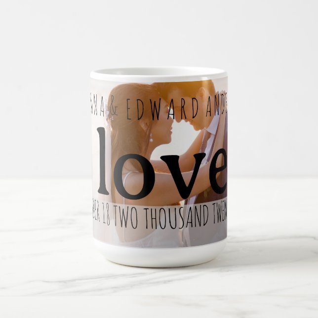 Romantic Love Photo Mug weddings                   (Center)