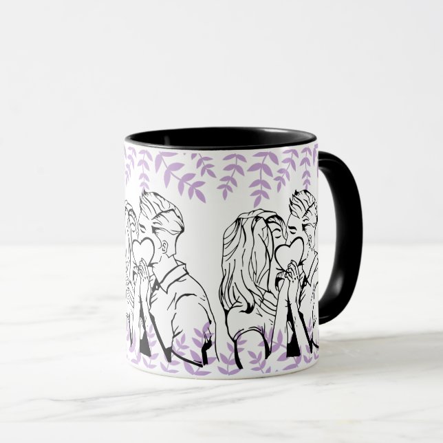 Romantic Love & Relationship Heartfelt Moments Mug (Front Right)
