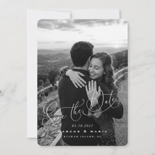 Romantic Love Save the Date