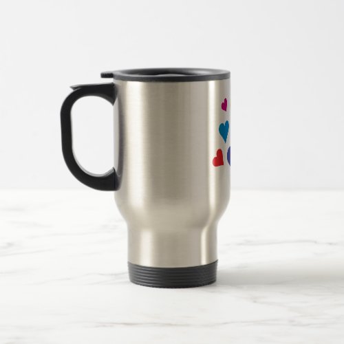 Romantic love travel mug