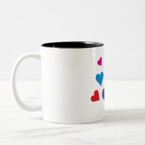 Romantic love Two_Tone coffee mug