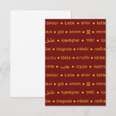 Romantic Love typography text design (Front/Back)