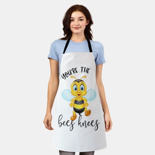 Romantic Love Valentines Youre The Bees Knees Apron